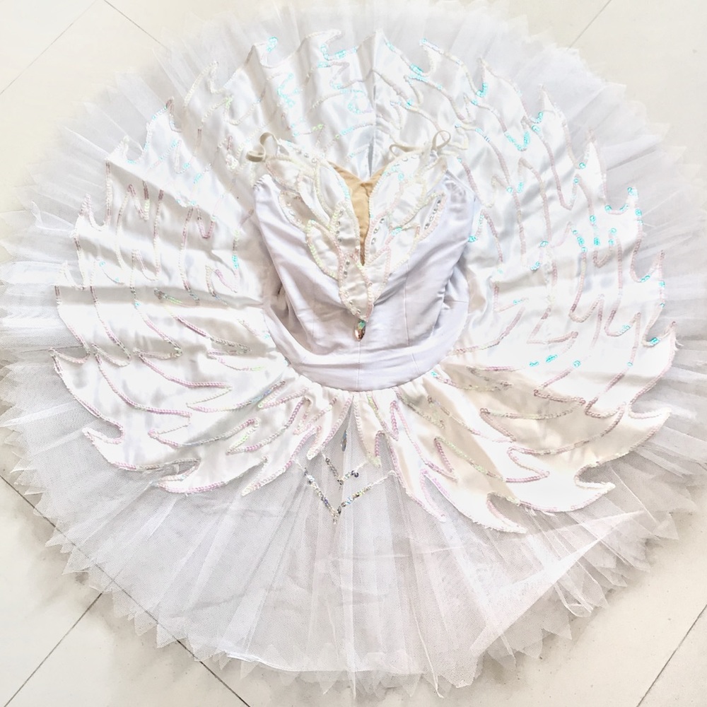 White professional ballet tutu